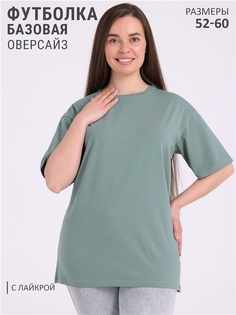 Футболка женская Апрель 1ЖДФК3854804 зеленая 116/164