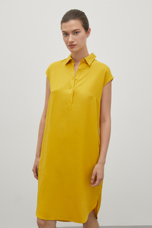 Платье женское Finn Flare FSC11065 желтое S