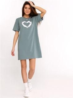 Платье женское Апрель 1ЖПК3963804 зеленое 96-100/164