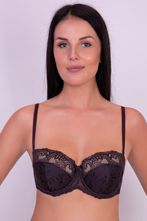 Бюстгальтер женский Milavitsa Classic elegant коричневый 75F