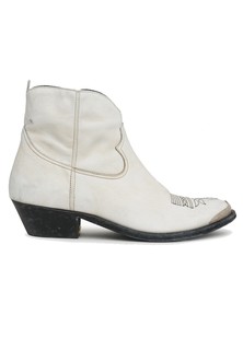 Ботинки женские Golden Goose 131453-131454 белые 37.5 EU