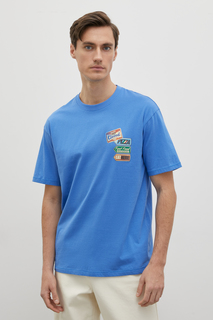 Футболка мужская Finn Flare FSD21052-2P синяя 2XL