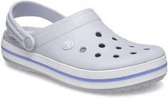 Шлепанцы унисекс Crocs Crocband Mcp 11016-1FH серые 41-42 RU