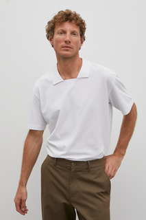 Футболка мужская Finn Flare FSD21017 белая XL