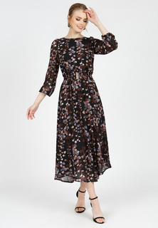 Платье женское Olivegrey Pl000723L(elaiza) коричневое 50 RU