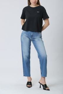 Футболка женская Pepe Jeans London PL505483 черная XS