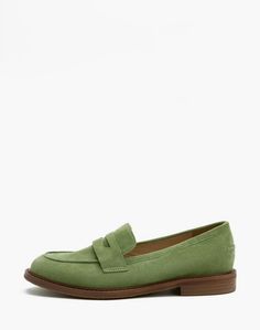 Лоферы женские Mascotte 233-110711-3683M зеленые 41 RU