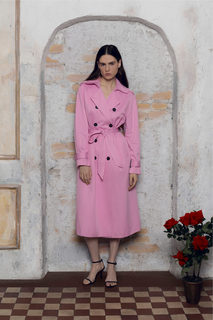 Тренч женский Incity 1.1.1.23.01.13.01086 розовый 2XS