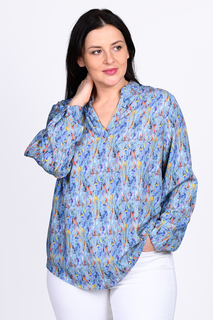Блуза женская SVESTA C2816Ble синяя 66 RU