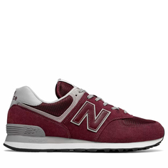 Кроссовки мужские New Balance 574 бордовые 46.5 EU