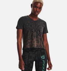 Футболка женская Under Armour UA Destroy All Miles SS бежевая SM