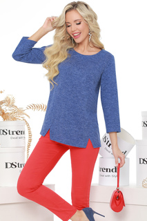 Лонгслив женский DSTrend Леонор синий 56