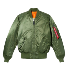 Бомбер мужской Alpha Industries MA-1 зеленый XL