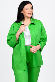Рубашка женская SVESTA C2886 зеленая 56 RU