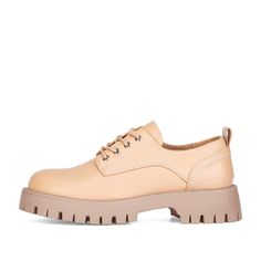 Полуботинки женские INSTREET 199-31WB-761SS бежевые 37 RU