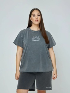 Футболка женская MAT fashion Plus size_1115 серая L/XL