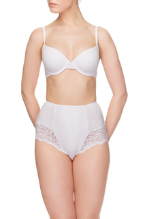 Трусы женские Lauma Brief cotton lace белые 6XL