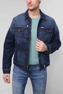 Джинсовая куртка мужская Guess M1YXN1 D4GV4 синяя XL