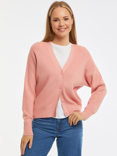 Кардиган женский oodji 63212609 розовый XL