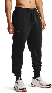 Спортивные брюки мужские Under Armour UA Rival Fleece Jogger черные 2XL