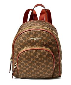 Рюкзак женский Karl Lagerfeld LH2KE8CE коричневый, 23х23х7 см