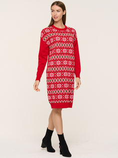 Платье женское VAY 5232-2498 красное 54 RU