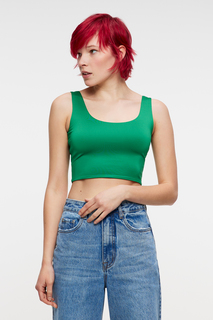 Топ женский Befree 2321224422 зеленый XL