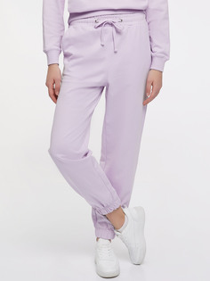 Спортивные брюки женские oodji 16701086-3 фиолетовые 2XL