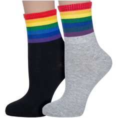 Комплект носков женских Hobby Line 2-262 разноцветных 36-40