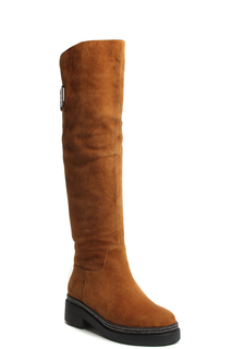 Ботфорты женские Milana 182246-1 оранжевые 35 RU