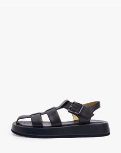 Сандалии женские Mascotte 66-3183111 черные 36 RU