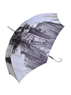 Зонт женский ZEST 21685 молочно-серый