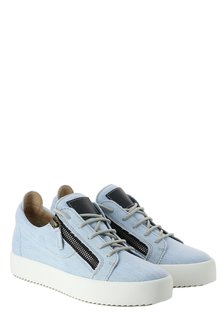Кеды мужские Giuseppe Zanotti 108057 голубые 40 EU