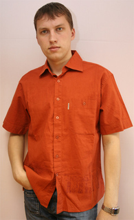Рубашка мужская Maestro 30TC-12.1-K коричневая L