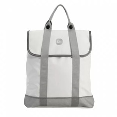Рюкзак унисекс Xiaomi Polyester Backpack BHR5773CN белый/светло-серый, 35х34х17 см