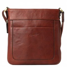 Сумка мужская Gerard Henon 5205 коричневый, 24х23х4 см