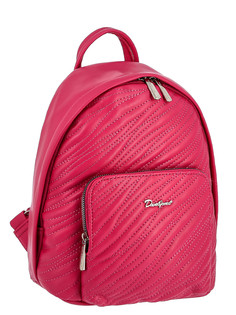 Рюкзак женский David Jones 6943-3-DD красно-розовый, 29х27х12 см