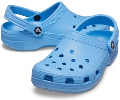 Шлепанцы унисекс Crocs Classic 10001-4TB голубые 36-37 RU