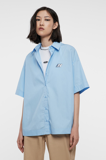 Рубашка женская Befree 2321402321 голубая L