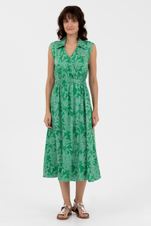 Платье женское U.S. POLO Assn. G082SZ032-000-1566594-GALIO зеленое 46