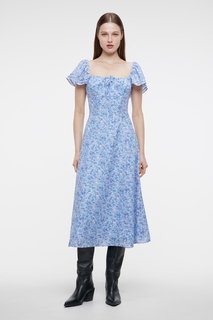 Платье женское Befree 2321685526 голубое M