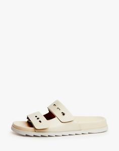 Сабо женские Mascotte 233-21437111 белые 35 RU