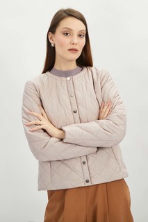 Куртка женская Baon B031204 бежевая 3XL