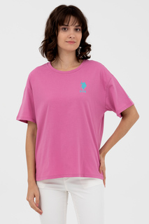 Футболка женская U.S. POLO Assn. G082SZ011-000-1567048-DUSPA-IY23 розовая XS
