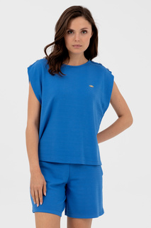 Футболка женская U.S. POLO Assn. G082SZ011-000-1576405-MEL синяя XL