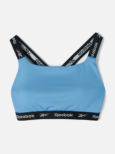 Топ спортивный Reebok для женщин, укороченный, U4_F9763_RBK, голубой, L