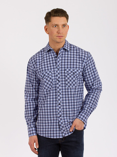 Рубашка мужская PALMARY LEADING GD57000801 синяя 2XL