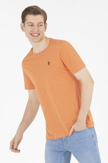 Футболка мужская U.S. POLO Assn. G081SZ011-000-1571032-TS01IY023 оранжевая 4XL