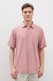 Рубашка мужская Finn Flare FSD21004 розовая XL