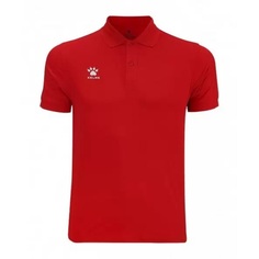 Футболка мужская KELME Short sleeve polo shirt красная 50 RU